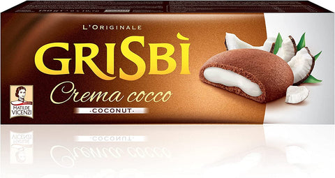 Vicenzi Grisbi Cocco Kekse mit Kokosnuss creme cookies kuchen riegel 12x150g Original italienisch