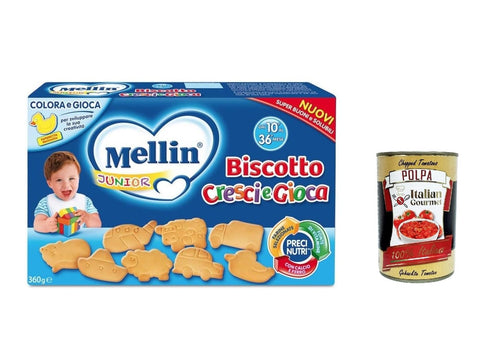 Mellin Biscotto cresci e gioca 360g 3x Original italienisch inkl. Italian Gourmet Polpa 400g