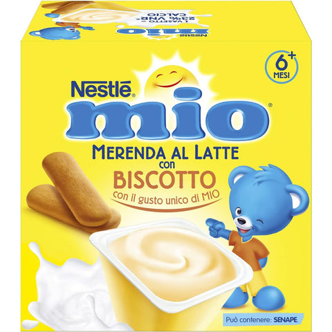 Nestle Nestlé Mio 6 - Monats - Keks - Milch - Snack 3x 4 x 100 g inkl. Italian Gourmet polpa 400g Original italienisch