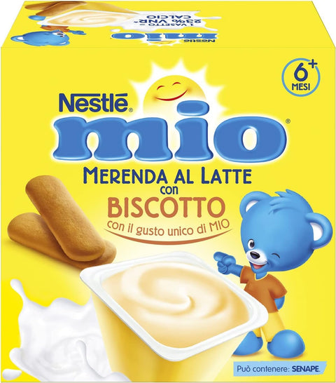 Nestlé Mio 6 - Monats - Keks - Milch - Snack 6x 4 x 100 g inkl. Italian Gourmet polpa 400g Original italienisch