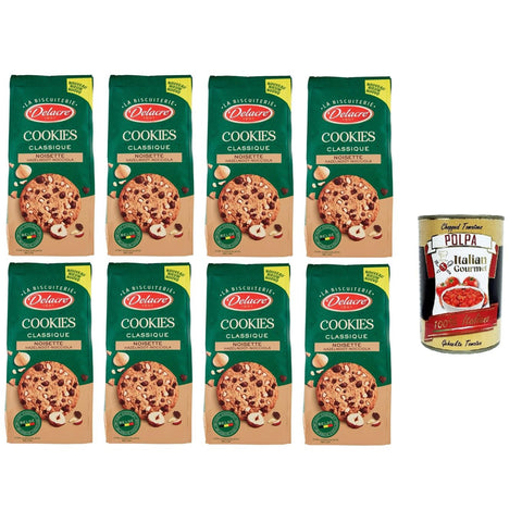 Ela Delacre Cookies Classique Noisette Haselnuss Haselnuss 8x136g Original italienisch Kekse