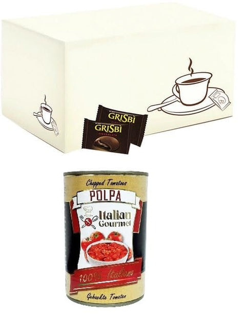 Italian Gourmet E.R. Kekse Grisbi' MINI al cioccolato Schokolade Packung 1kg + Italian Gourmet Polpa 400g 8032804040014
