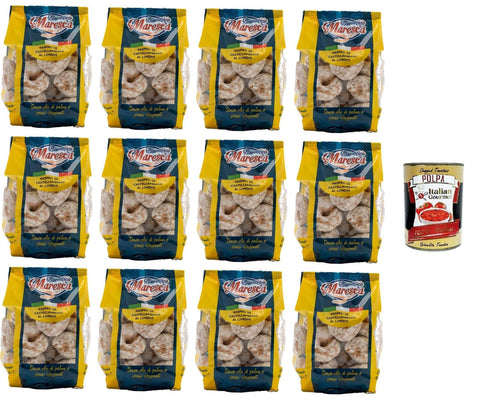 Maresca- Naspro di Castellammare a Limone Zitrone 12x200gr Original italienisch inkl. Italian Gourmet Polpa di Pomodoro 400g