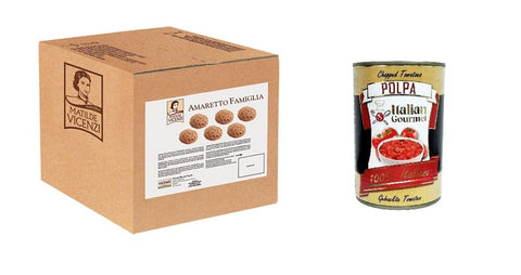 Matilde Vicenzi Amaretti Box 2kg inkl. Italian Gourmet polpa 400g Original italienisch