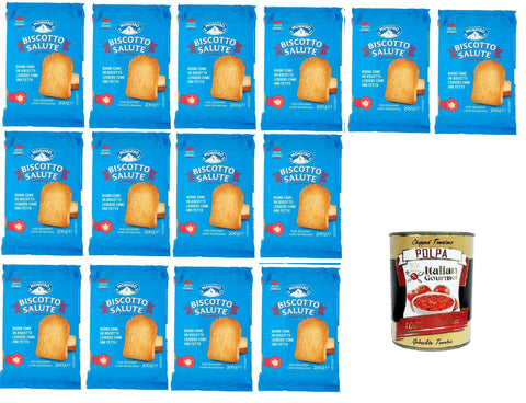 Monviso Biscotto Salute Fette Biscottate Zwieback 14x200g Original italienisch Kekse