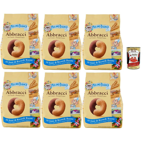 Mulino Bianco Biscotti Abbracci Italien kekse biscuits cookies kuchen, Frühstückskekse 6x350g Original italienisch