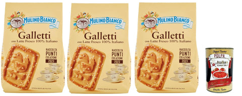 Mulino Bianco Biscotti Galletti Italien kekse biscuits cookies kuchen, Frühstückskekse 3x350g Original italienisch