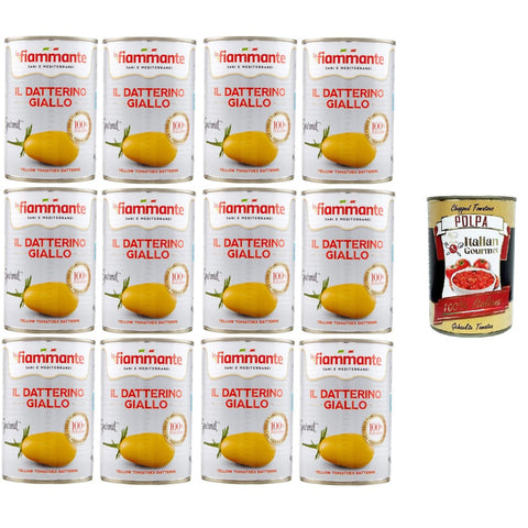 la fiammante Il Datterino giallo Gelber Datterino 12x400g Original italienisch Kirschtomaten