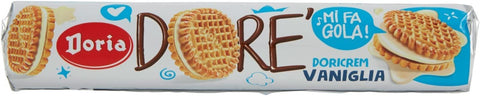 Italian Gourmet E.R. Knabberartikel 12x Doria Dorè Kekse mit Vanille 150 g tube snack cookies riegel 8000605100282