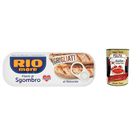 Rio Mare Filetti di Sgombro Grigliato al Naturale Gegrillte Makrelenfilets reich an Omega 3 12x 120g Original italienisch