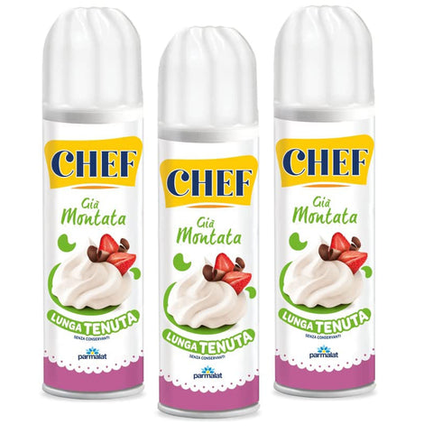 Parmalat Chef Panna Süßwaren Produkt auf Basis von Sahne Creme-Spray – Italian Gourmet