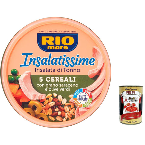 Rio Mare Insalatissime tonno e e 5 cereali Salad Thunfisch mit 5 Getreide 6x220g Original italienisch Feinkost