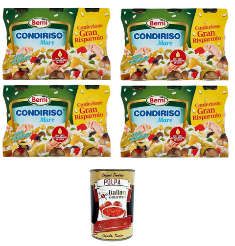 Italian Gourmet E.R. Koch- & Backzutaten Berni Condiriso Leggero solo con 2% di grassi Leichtes Condiriso mit nur 2 % Fett 12 x285gr + Italian Gourmet polpa 400g 8032804040014