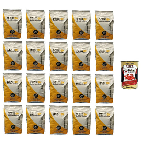 Denti- Farina di Grano tenero tipo "00" Weichweizenmehl Typ „00“ 20x1000g Original italienisch Zutat