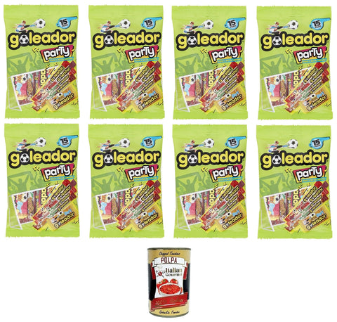 Italian Gourmet E.R. Koch- & Backzutaten Goleador Party Mix Packung 8x143gr+ Italian Gourmet polpa 400g 8032804040014
