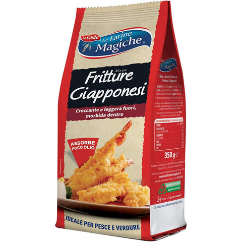 Le Farine Magiche Farina Fritture Giapponesi-Tempura, Aromatische Note, Ideal für Teig, 350 g-Packung Original italienisch