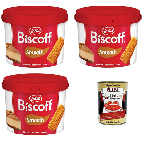 Lotus Biscoff Streichfähige Creme ohne künstliche Farb, Geschmacks und Konservierungsstoffe 3x3kg Original italienisch Zutat