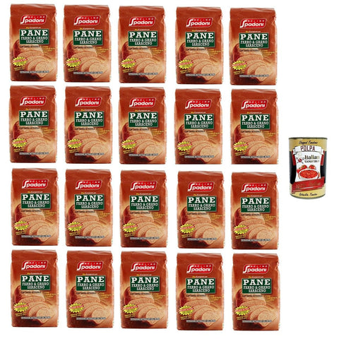 Spadoni Molino Farina Per Pane Farro & Grano Saraceno Dinkel und Buchweizenbrotmehl 20x1kg Original italienisch Gebäck