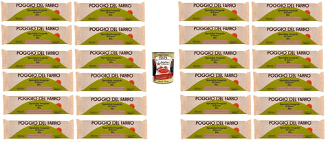Italian Gourmet E.R. Koch- & Backzutaten Poggio del Farro Spaghetti Specialità Integrale Di Farro Vollkorn-Dinkel-Spezialität 24x500gr + Italian Gourmet polpa 400g 8032804040014