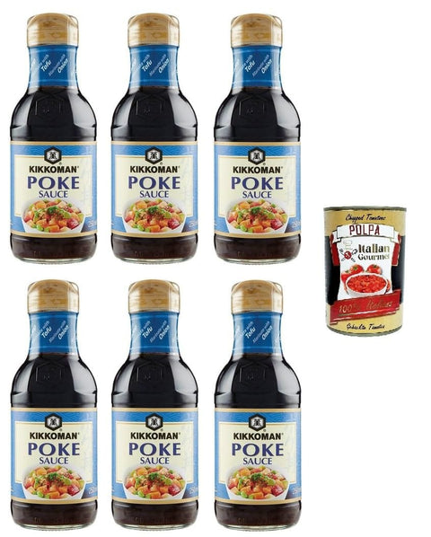 Italian Gourmet E.R. Koch- & Backzutaten Salsa Poke Poke-Sauce 6x 250ml + Italian Gourmet polpa 400g 8032804040014