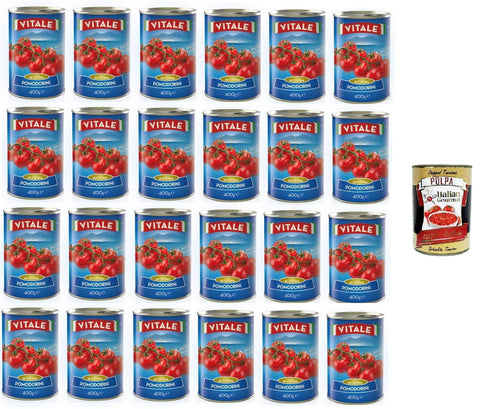 Italian Gourmet E.R. Koch- & Backzutaten Vitale Kirschtomaten in der 400g-Dose 24x 400gr+ Italian Gourmet Polpa 400g 8007354025101