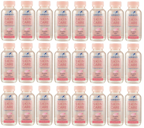 San Benedetto Skin Care Natürlichem Mineralwasser mit Kollagen, Zink und Hyaluronsäure 24x220ml Original italienisch Getränk
