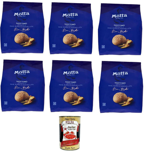 Motta Il Mottino Inspiriert von Brot, Butter und Marmelade 8x 270gr Original italienisch inkl. Italian Gourmet Polpa di Pomodoro 400g