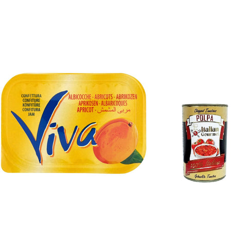 Viva HO.RE.CA Confettura di Albicocca monodose Einzeldosis Aprikosenmarmelade 120x25g Original italienisch Aufstrich