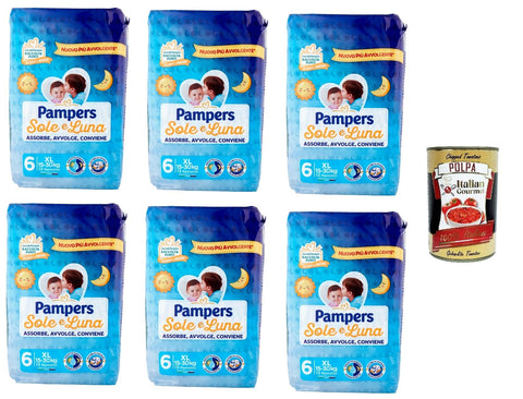 Italian Gourmet E.R. Körper Sole e Luna Mini N°2 Es absorbiert, umhüllt, ist bequem 6x Packungen mit 21 Stück + Italian Gourmet polpa 400g 8032804040014