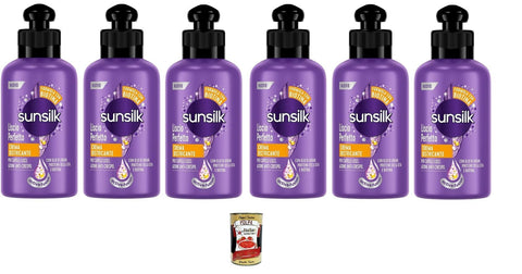 Sunsilk Perfect Smooth Detangling Cream, Creme für langanhaltend glattes Haar, ohne Ausspülen 6x200ml Original italienisch Kuren