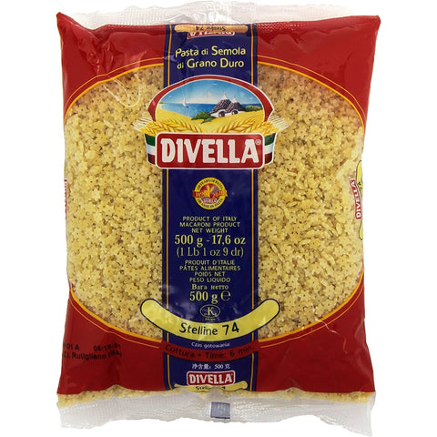 Divella Pasta 100% N° 74 Stelline 10x500g Original italienisch