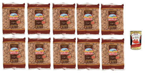 Italian Gourmet E.R. Kurze Pasta 10x Pasta Divella Orecchiette integrale n. 86 Vollkor italienisch Nudeln 500 g + Italian Gourmet polpa 400g 8005121052862