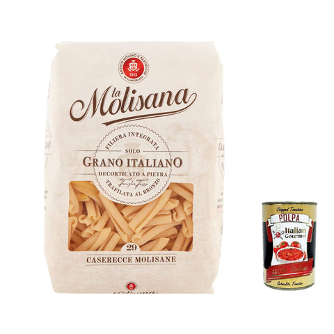 La Molisana Casareccia N. 29 Pasta Lenta Lavorazione Teigwaren aus Hartweizengrieß Bronze Zeichnung 24x500g Original italienisch