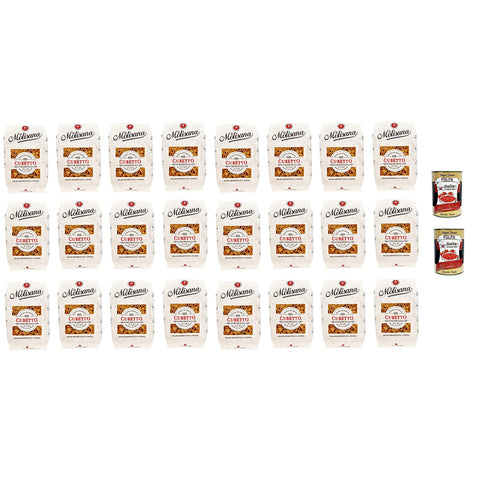 La Molisana Cubetto N.63 Pasta Lenta Lavorazione Teigwaren aus Hartweizengrieß Bronze - Zeichnung + 2x Polpa 24x 500g Original italienisch