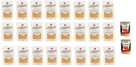 Italian Gourmet E.R. Kurze Pasta 24x La Molisana Ditali N. 45 Pasta Lenta Lavorazione Teigwaren aus Hartweizengrieß Bronze-Zeichnung 500g + 2x Italian Gourmet Polpa 8004690054505