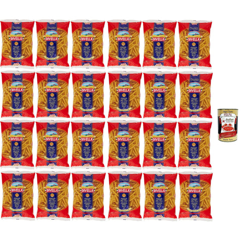 Divella Pasta 100% Cannerozzetti 24, Nudeln aus Hartweizengrieß, Kochen 10 Minuten 24x500g Original italienisch