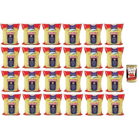 Divella Pasta 100% Cocciolini 59, Nudeln aus Hartweizengrieß, Kochen 7 Minuten 24x 500g inkl. Italian Gourmet polpa 400g Original italienisch
