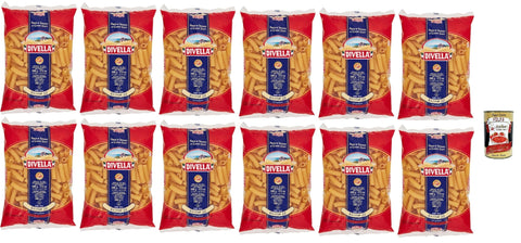 Italian Gourmet E.R. Kurze Pasta Divella Pasta 100% Italienisch Elicoidali 22, Nudeln aus Hartweizengrieß, Kochen 9 Minuten 12x 500g + Italian Gourmet polpa 400g 8032804040014