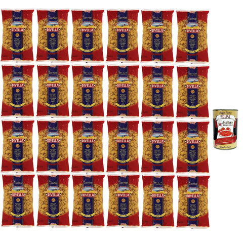Divella Pasta 100% Italienisch Gnocchi 43, Nudeln aus Hartweizengrieß, Kochen 7 Minuten 24x 500g Original italienisch inkl. Italian Gourmet Polpa 400g