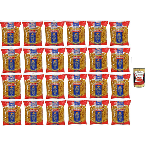 Divella Pasta 100% Mezzani Tagliati 35, Nudeln aus Hartweizengrieß, Kochen 8 Minuten 24x500g Original italienisch