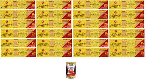 La Molisana Spaghetti mit Lupinen, Protein Tagliatelle mit Lupinenmehl und italienischem Hartweizengrieß 24x400g Original italienisch Pasta