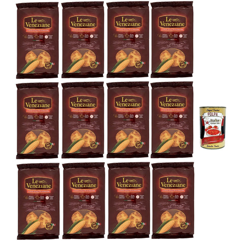 Le Veneziane Pasta di Mais Fettucce, senza glutine, 100% italienische Maisnudeln, glutenfrei. gluten 1 Stk Original italienisch