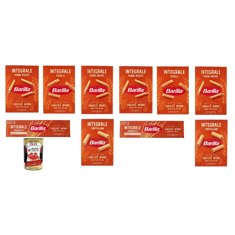 Pasta Integrali Vollkorn italienisch Nudeln 10x 500 g pack Testpaket Original italienisch inkl. Italian Gourmet Polpa 400g