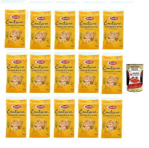 PASTA Barilla Emiliane 100% Fettuccine Ricce all'Uovo n°275 Nudeln mit Ei 20x250g Original italienisch Pasta