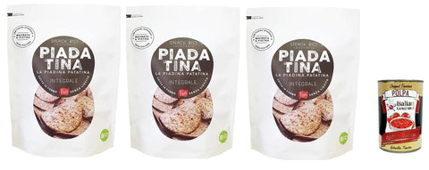 Italian Gourmet E.R. Längliche Pasta 3x Figuli' Bio- Vollkorn Piadatina 100g + Italian Gourmet polpa 400g 8033971232516