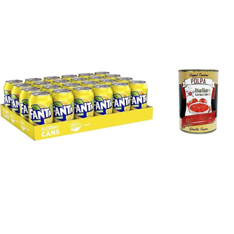 Fanta Lemon 24x330ml Original italienisch Getränk