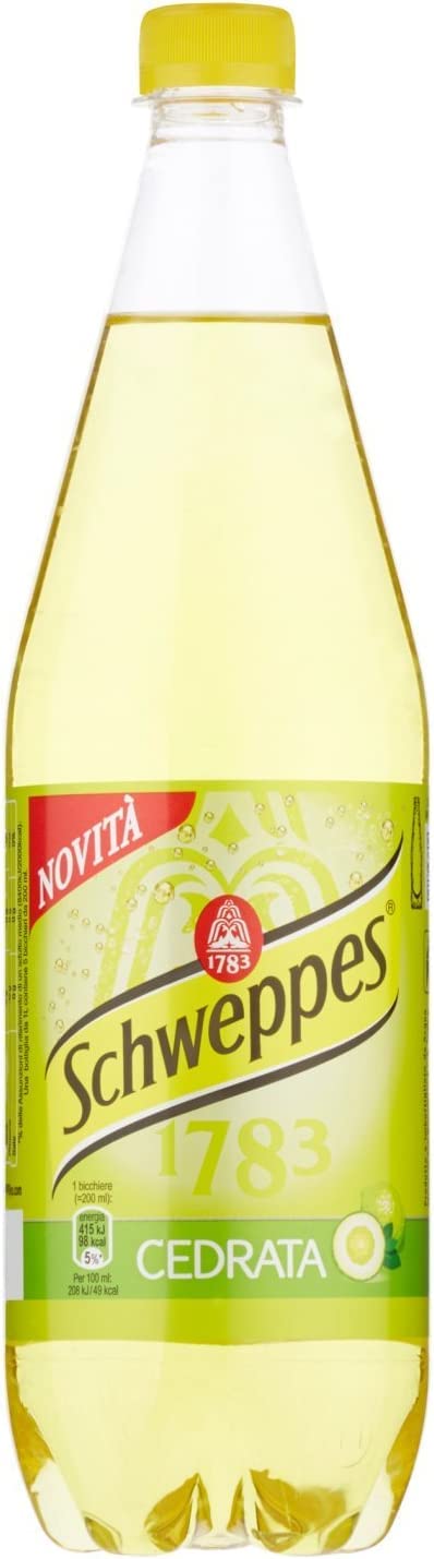 Schweppes Cedrata Rinfrescante Citron PET erfrischend 6x1l Original italienisch Getränk