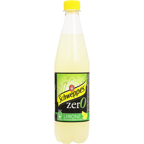 Schweppes limone Zero Zitrone Lemonade ohne zucker PET 0,6 Lt erfrischend 6x Original italienisch