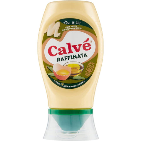 Calvè Calve Mayonnaise Raffinata mayo Fritessoße Soße Sauce squeeze 225ml 3x Original italienisch