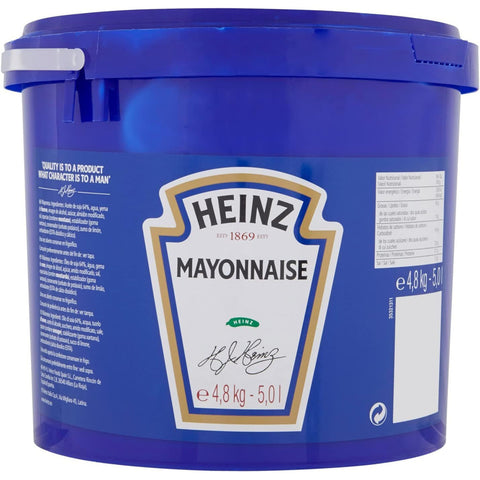 Heinz Mayonnaise Sauce zum Kochen Würzsaucen Tafelsauce Eimer 3x4,8kg Original italienisch